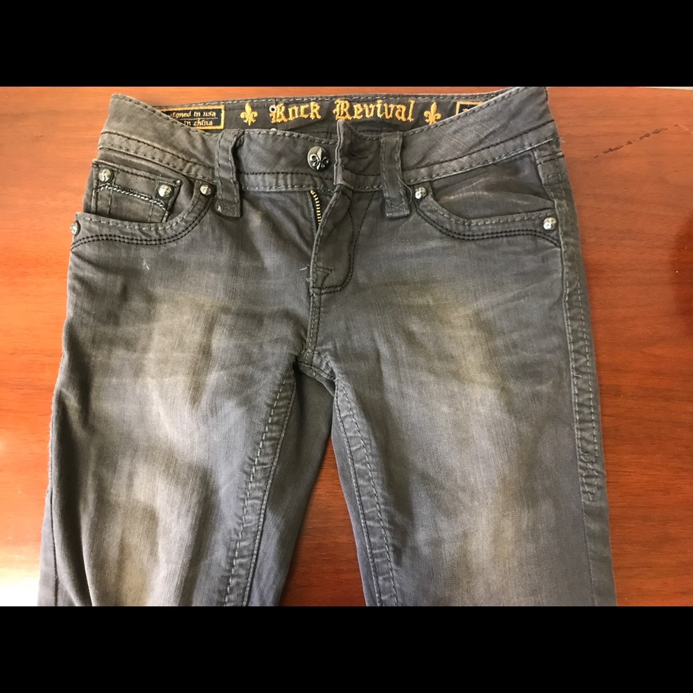 Vintage Rock Revival denim skinny jeans - size 26